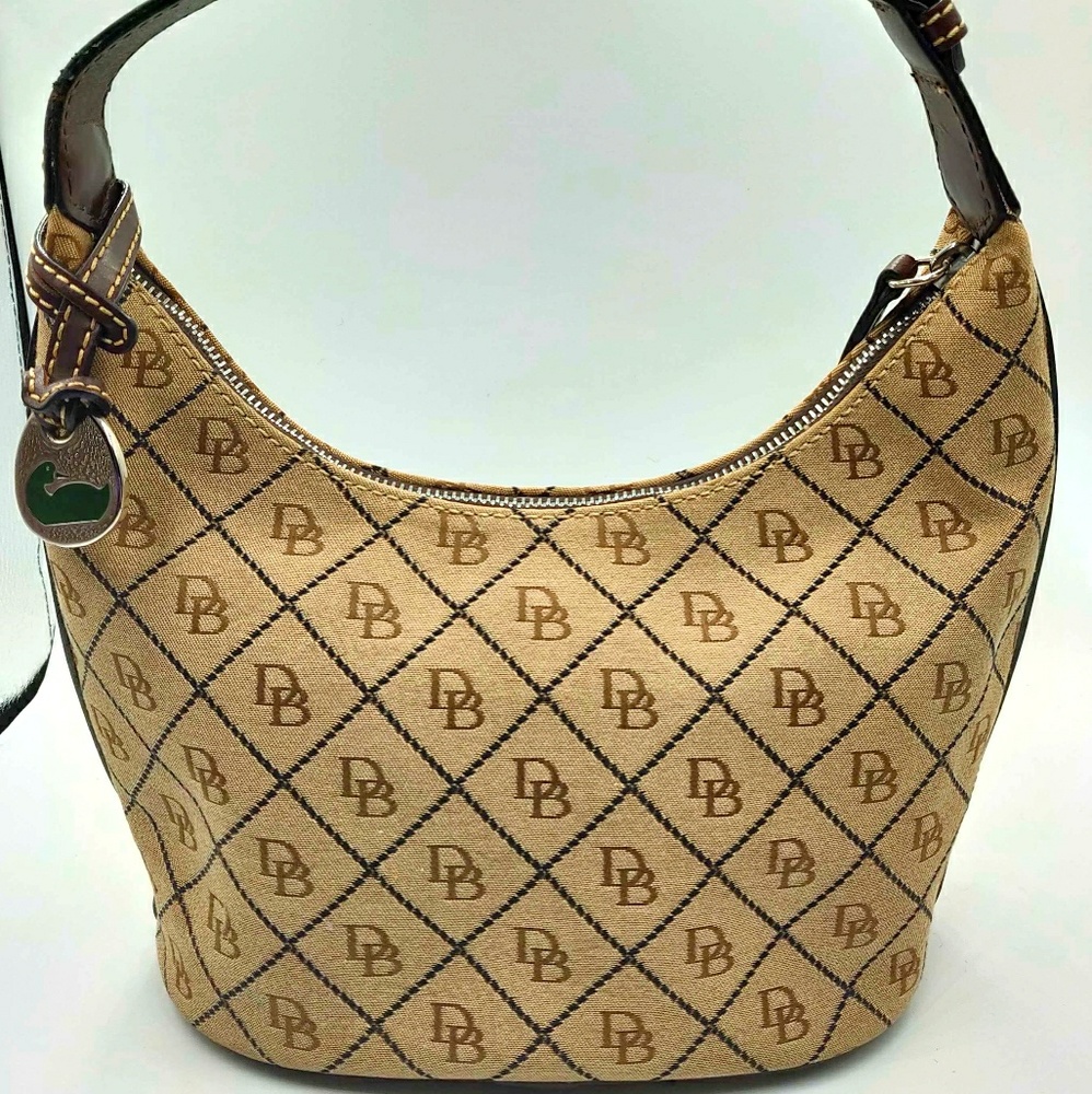 DOONEY & BOURKE Monogram Brow Small Handbag Canvas
